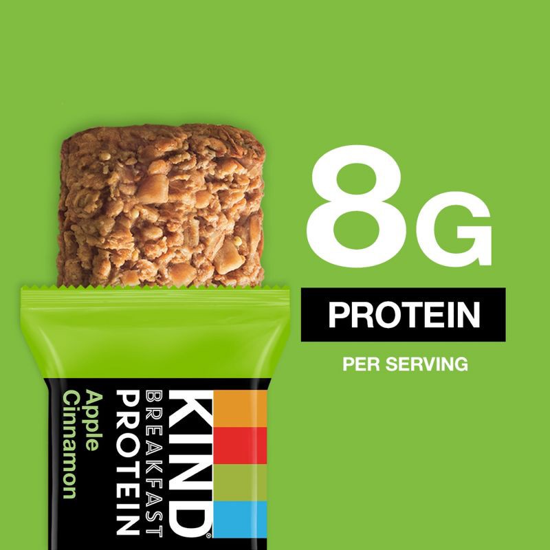 slide 6 of 7, KIND Apple Cinnamon Breakfast Nutrition Bars - 10.58oz/6ct, 10.58 oz, 6 ct