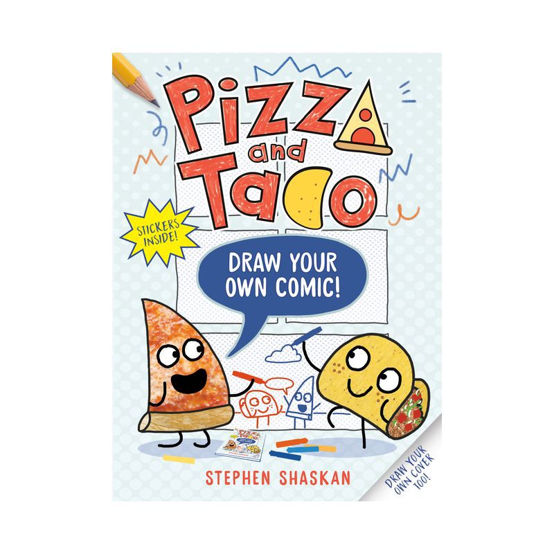 slide 1 of 1, Random House Pizza and Taco: Draw Your Own Comic! - by Stephen Shaskan (Paperback), 1 ct