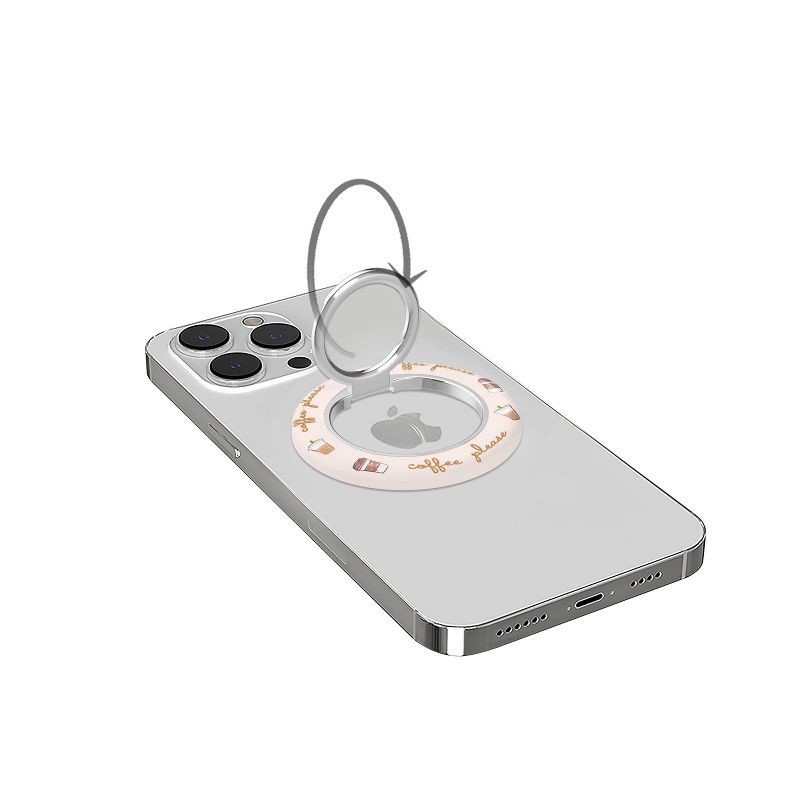 slide 2 of 6, VELVET CAVIAR MagSafe Grip Ring - Coffee Please: Cell Phone Charm Accessory, 1 ct