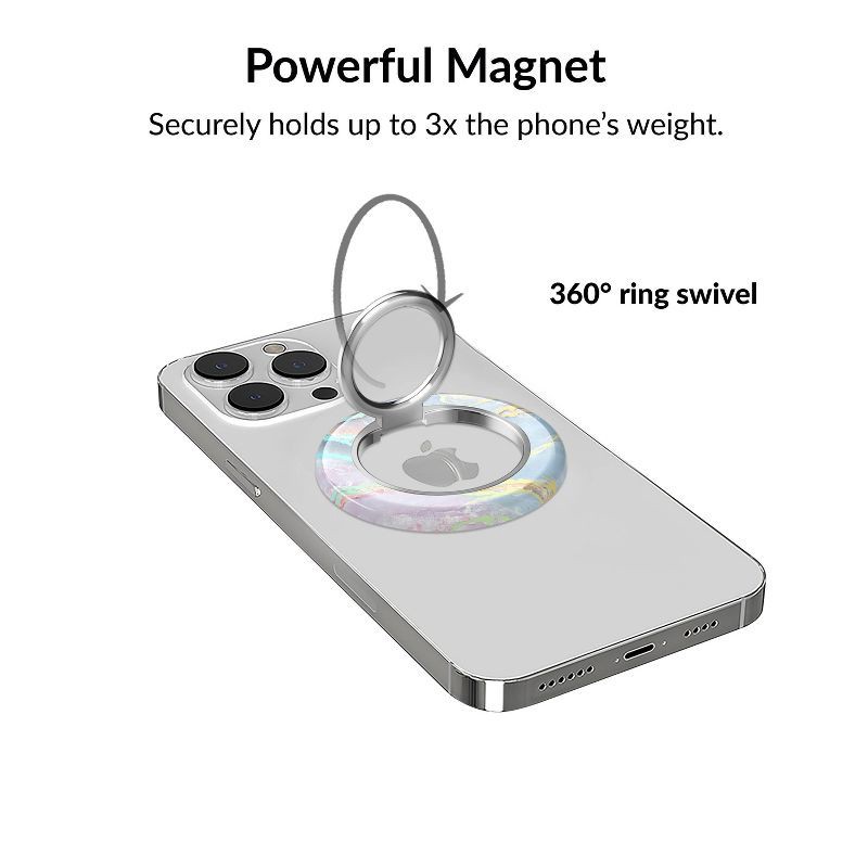 slide 2 of 6, VELVET CAVIAR MagSafe Grip Ring - Holo Moonstone, 1 ct