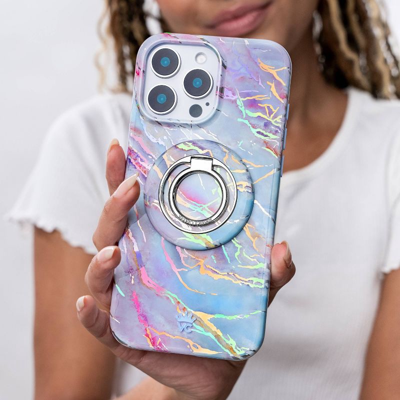 slide 6 of 6, VELVET CAVIAR MagSafe Grip Ring - Holo Moonstone, 1 ct