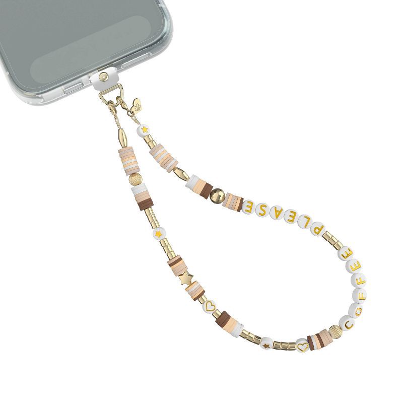 slide 2 of 4, VELVET CAVIAR Phone Charm - Coffee Please: Mobile Decoration Accessory, 1 ct