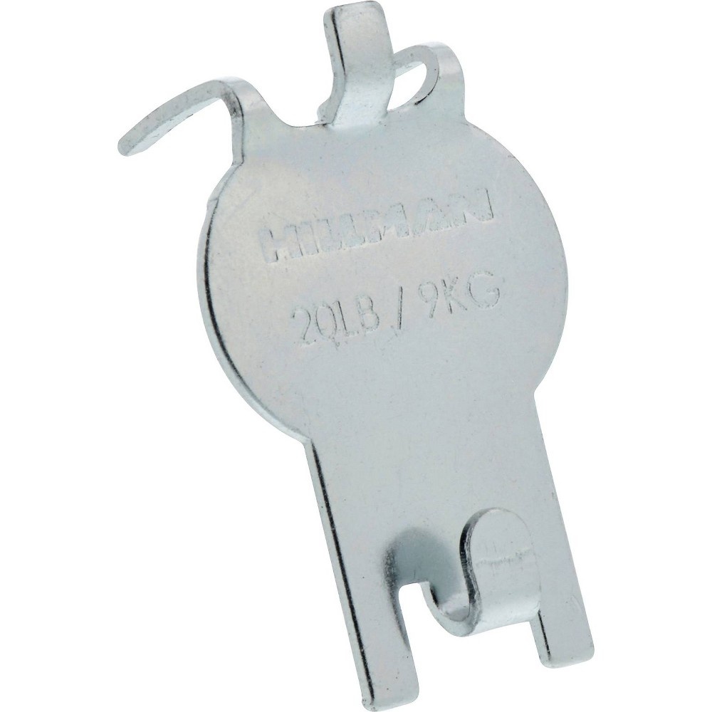 slide 2 of 3, Hillman High & Mighty Wall Hanger - 2 Pack - Mixed Metal, 20 lb