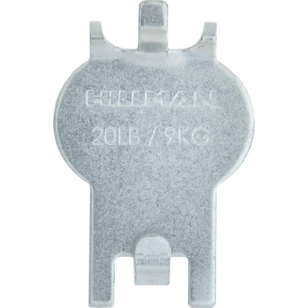 slide 3 of 3, Hillman High & Mighty Wall Hanger - 2 Pack - Mixed Metal, 20 lb