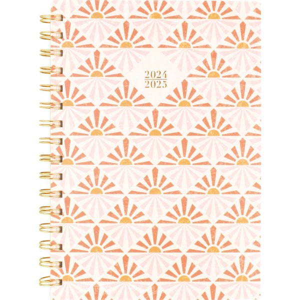 slide 7 of 10, 2024-2025 Cambridge Sunbeams Weekly/Monthly Academic Planner, 5-1/2"" X 8-1/2"", Orange, July 2024 To June 2025, 1716-200A, 1 ct