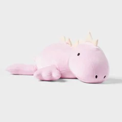 Dinosaur Weighted Plush Kids' Throw Pillow Purple - Pillowfort™