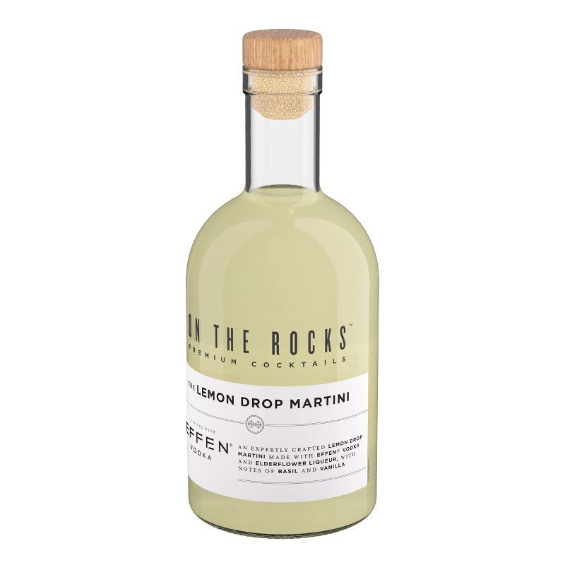 slide 3 of 9, On The Rocks Premium Cocktails On The Rocks Lemon Drop Martini Cocktail - 375ml Bottle, 375 ml