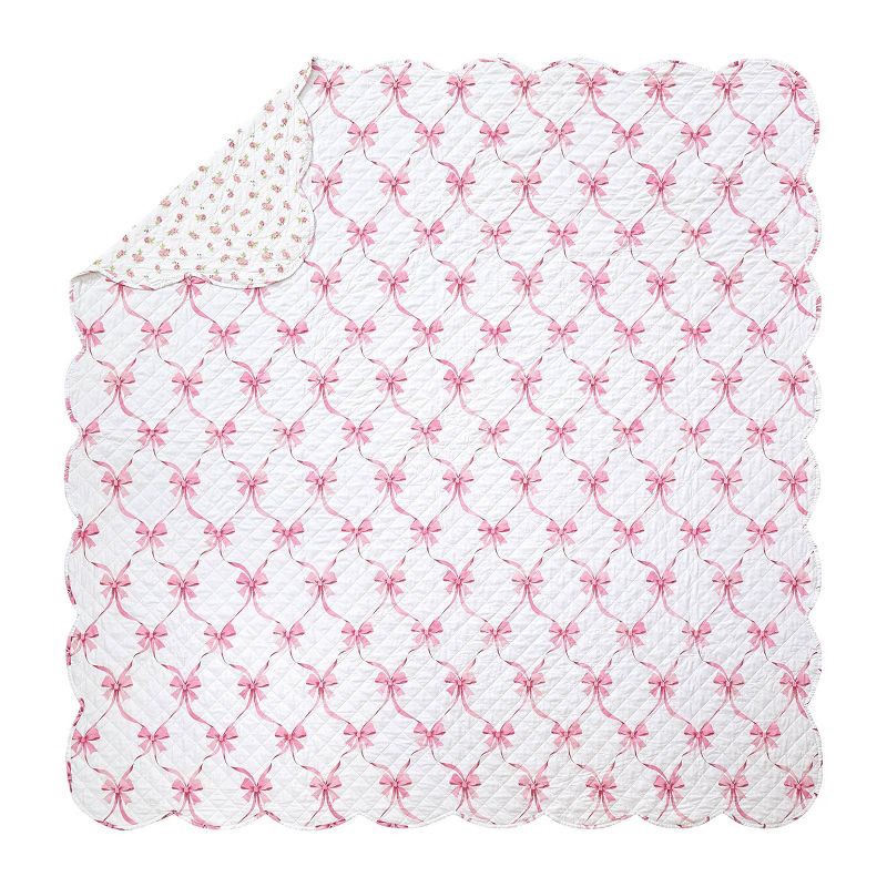 slide 3 of 5, Modern Heirloom Full/Queen Sweet Bows Quilt, 1 ct
