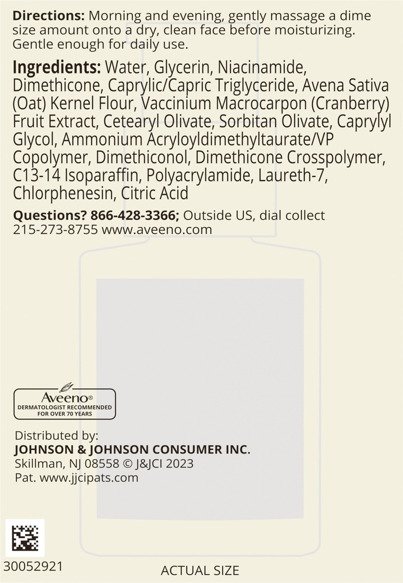 slide 4 of 12, Aveeno Calm + Restore Age Renewal Serum for Sensitive Skin, Fragrance Free, 1.0 Fl. Oz, 1 fl oz