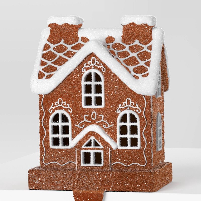 slide 5 of 5, Christmas Gingerbread House Stocking Holder - Wondershop™, 1 ct