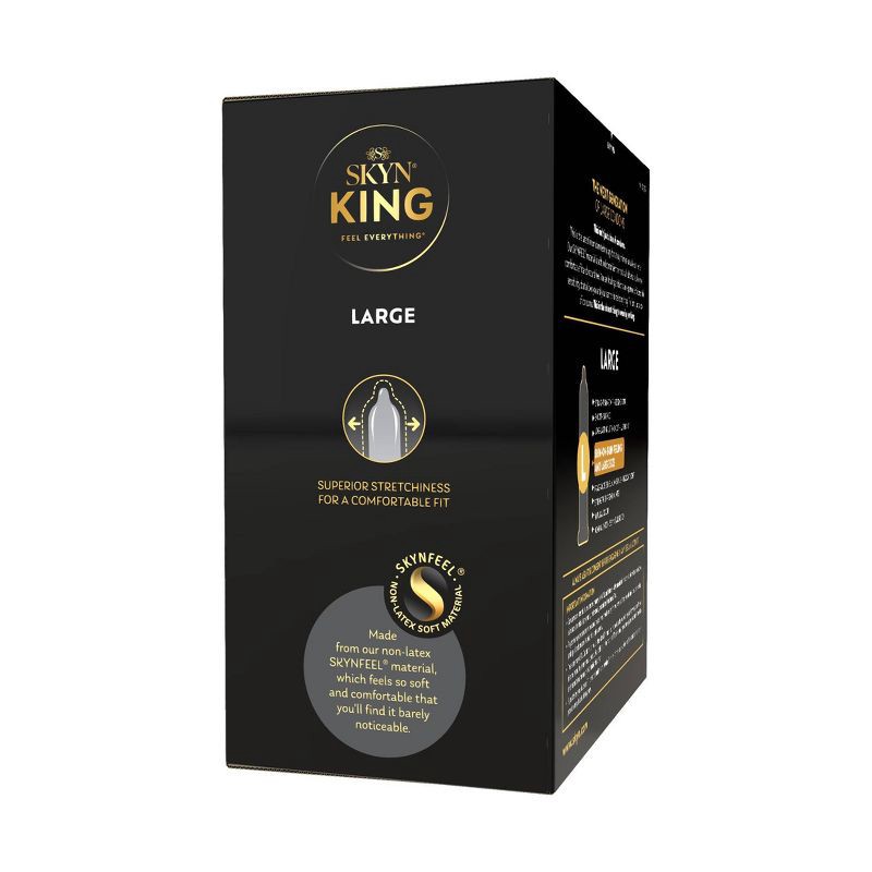 slide 11 of 12, SKYN King Large Non-Latex Condoms - 36ct, 36 ct