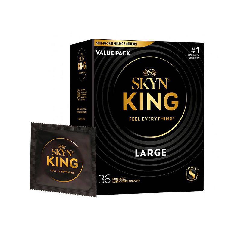 slide 2 of 12, SKYN King Large Non-Latex Condoms - 36ct, 36 ct