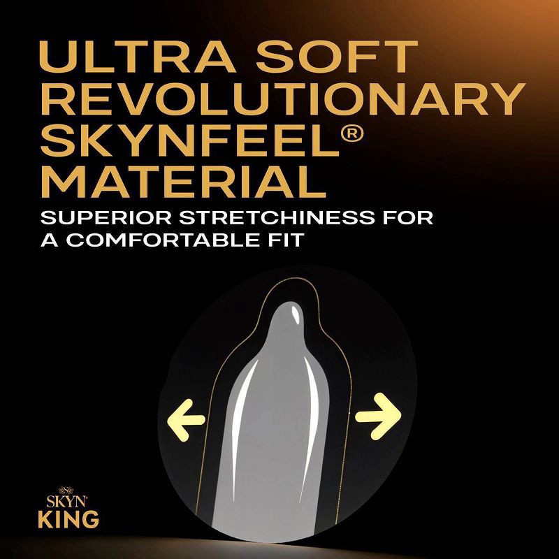 slide 4 of 12, SKYN King Large Non-Latex Condoms - 36ct, 36 ct