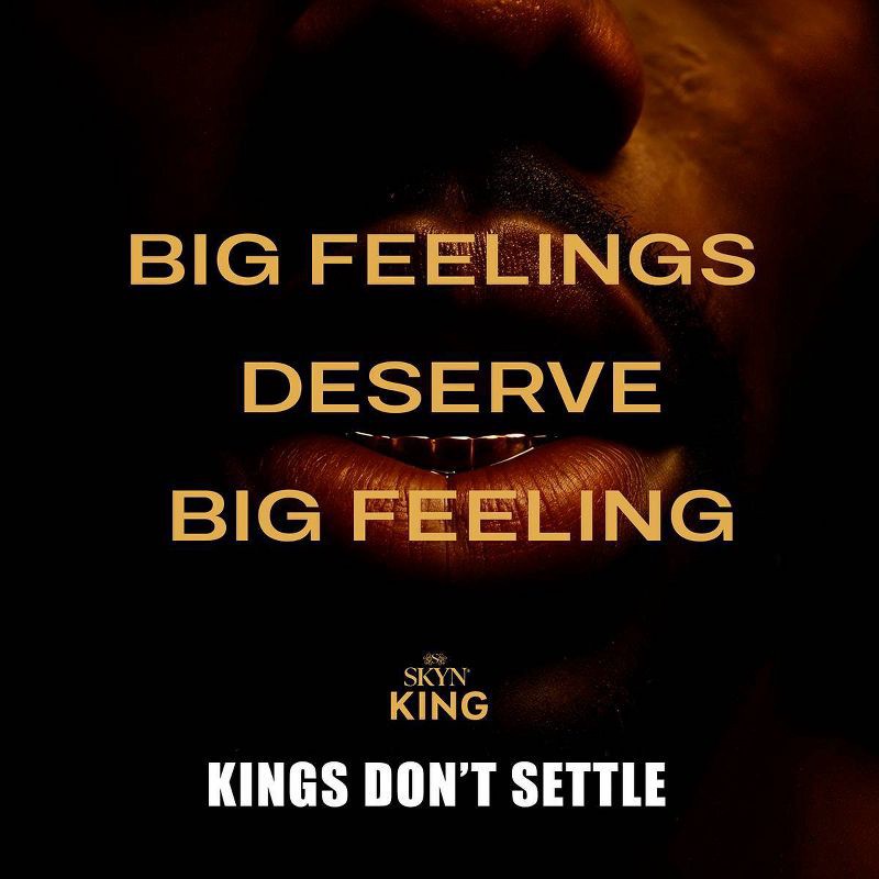 slide 8 of 12, SKYN King Large Non-Latex Condoms - 36ct, 36 ct