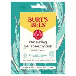 Burt''s Bees Renewing Biocellulose Gel Mask - 1ct
