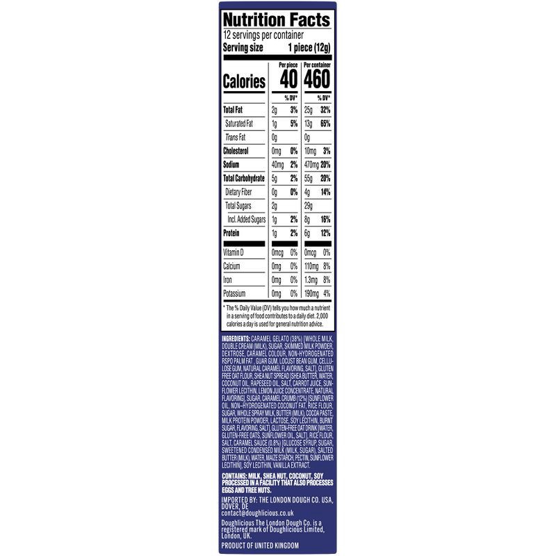 slide 6 of 7, Doughlicious Frozen Salted Caramel Cookie Dough - 12pk/5.07 fl oz, 12 ct, 5.07 fl oz