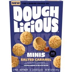 Doughlicious Frozen Salted Caramel Cookie Dough - 12pk/5.07 fl oz