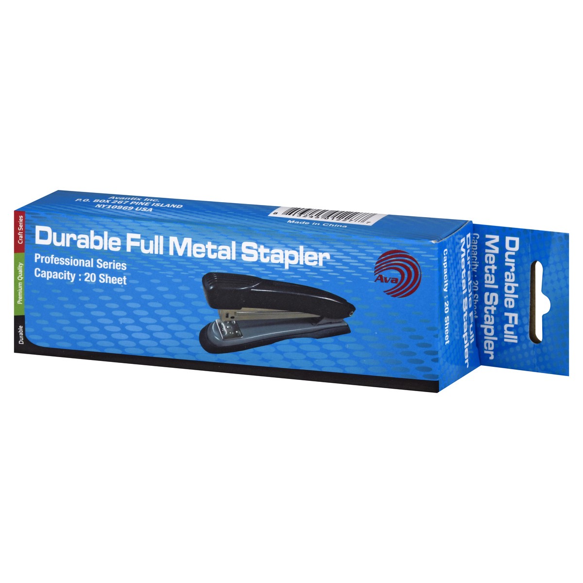 slide 2 of 9, AVA Durable Full Metal Stapler 1 ea, 1 ea