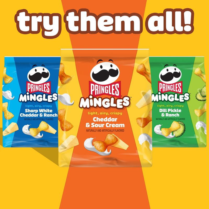 slide 8 of 9, Pringles Mingles Cheddar & Sour Cream - 5.5oz, 5.5 oz