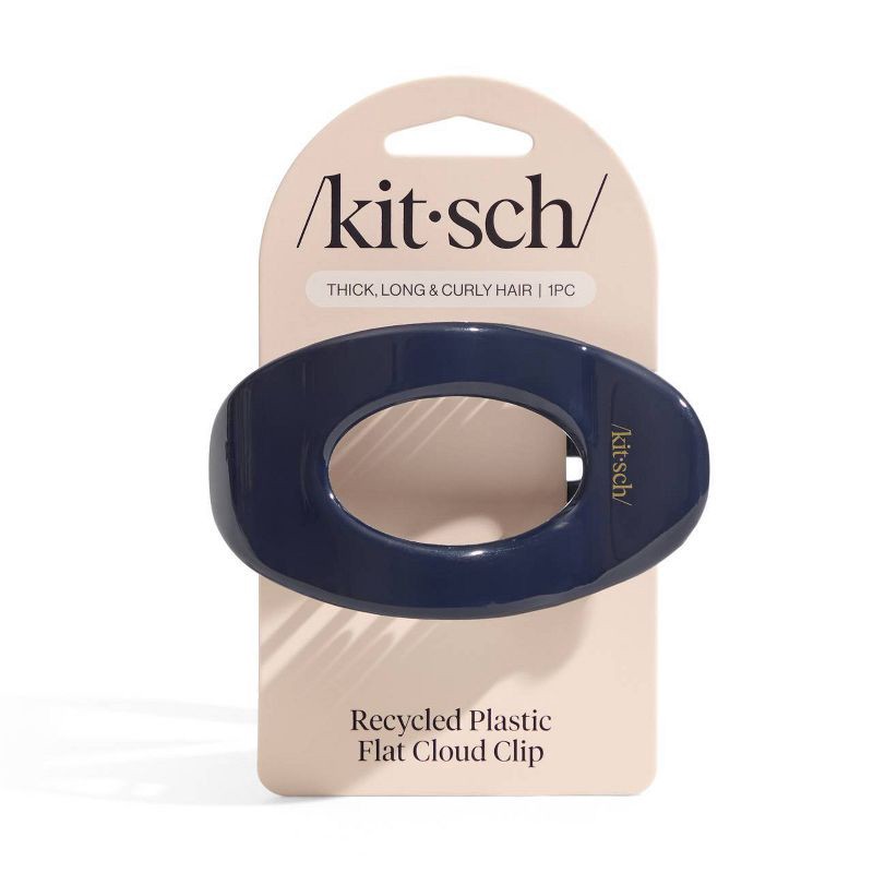 slide 5 of 7, Kitsch Large Flat Cloud Hair Claw Clip - Blue Orchid, 1 ct