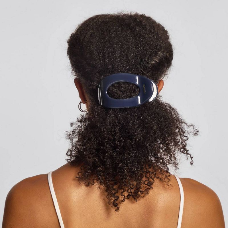 slide 6 of 7, Kitsch Large Flat Cloud Hair Claw Clip - Blue Orchid, 1 ct