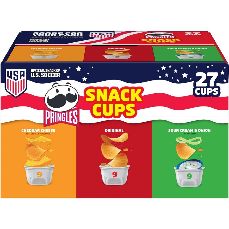 slide 1 of 10, Pringles Snack Stacks 3 Flavors Variety Pack - 27ct, 27 ct
