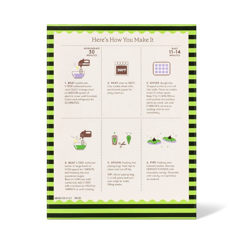 slide 2 of 4, Witches Hat Halloween Cookie Kit - 11.5oz - Favorite Day™, 11.5 oz