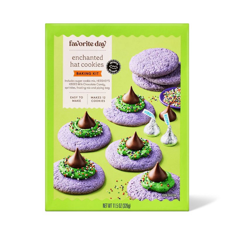 slide 1 of 4, Witches Hat Halloween Cookie Kit - 11.5oz - Favorite Day™, 11.5 oz