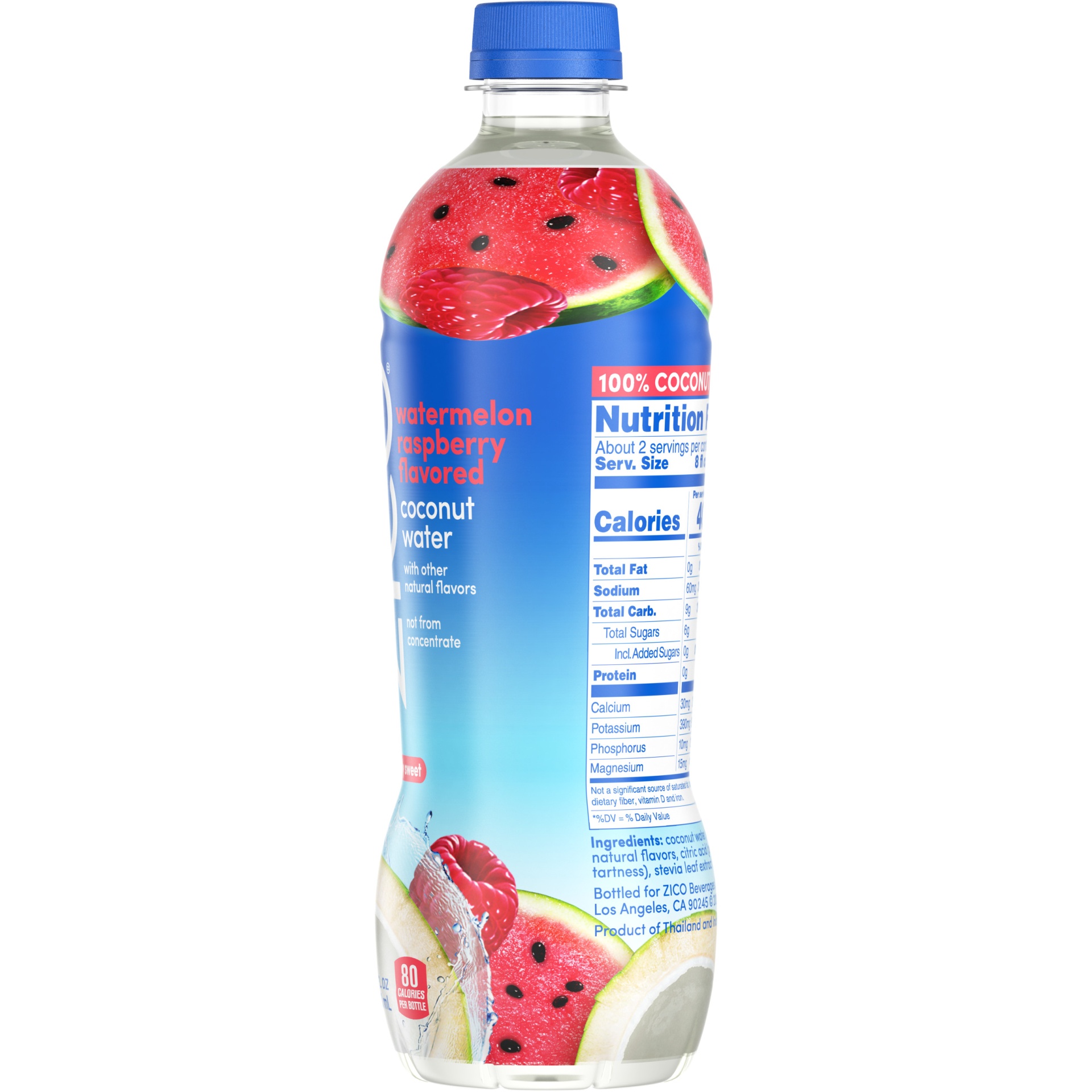 slide 4 of 7, Zico Watermelon Raspberry Flavored Coconut Water, 16.9 fl oz