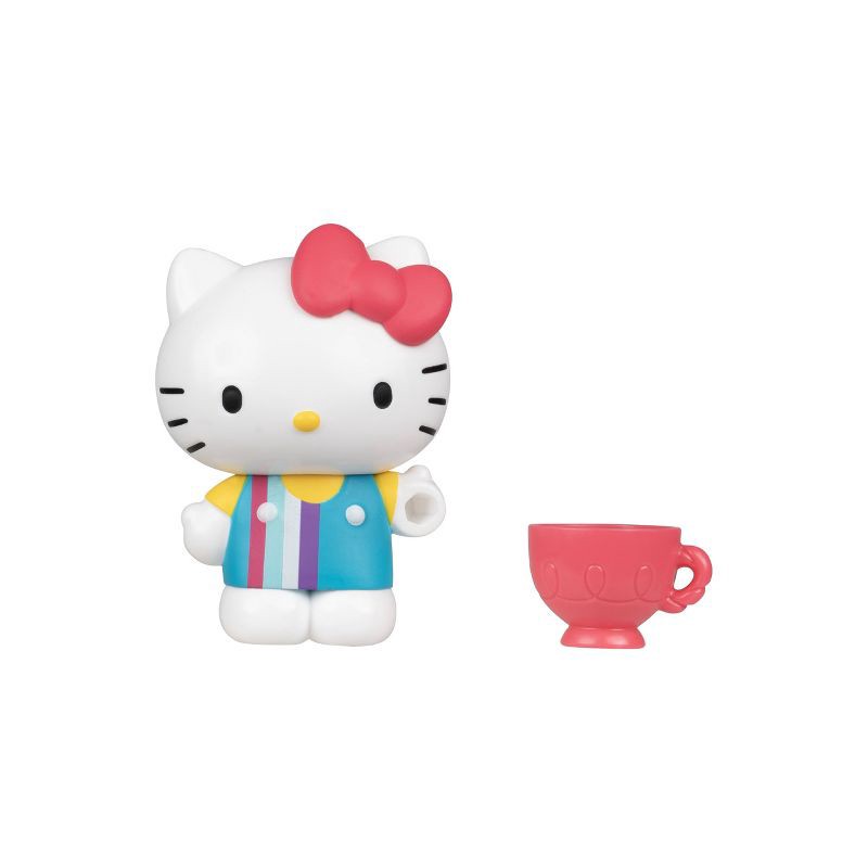 slide 6 of 18, Hello Kitty 6" Retro Rainbow Mini Figure: 6 Plastic Figures Set for Collection, 1 ct