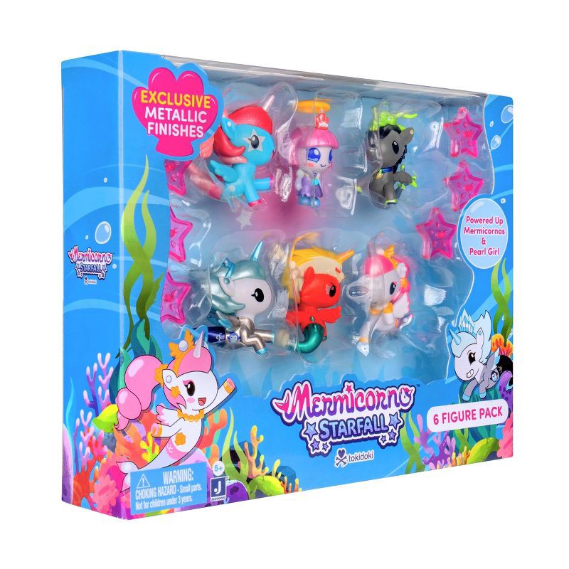 slide 17 of 19, Mermicorno tokidoki MERM Figure - 6pk, 6 ct