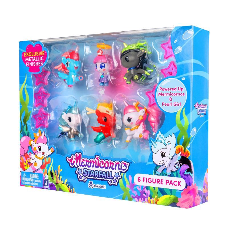 slide 18 of 19, Mermicorno tokidoki MERM Figure - 6pk, 6 ct