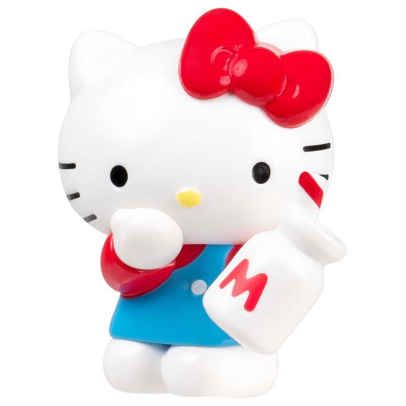 slide 6 of 11, Hello Kitty Red Bow Medium Display Carry Case: Includes 4 Mini Figures, ABS Material, 1 ct