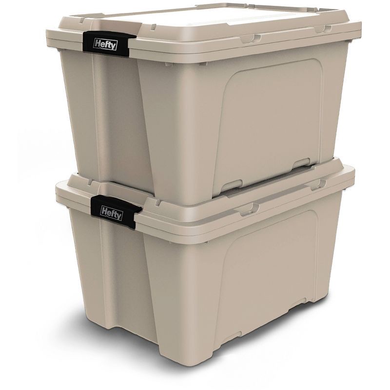 18 Quart Hefty Gallon Tote Hefty MAX PRO Storage Tote 18 Gallon