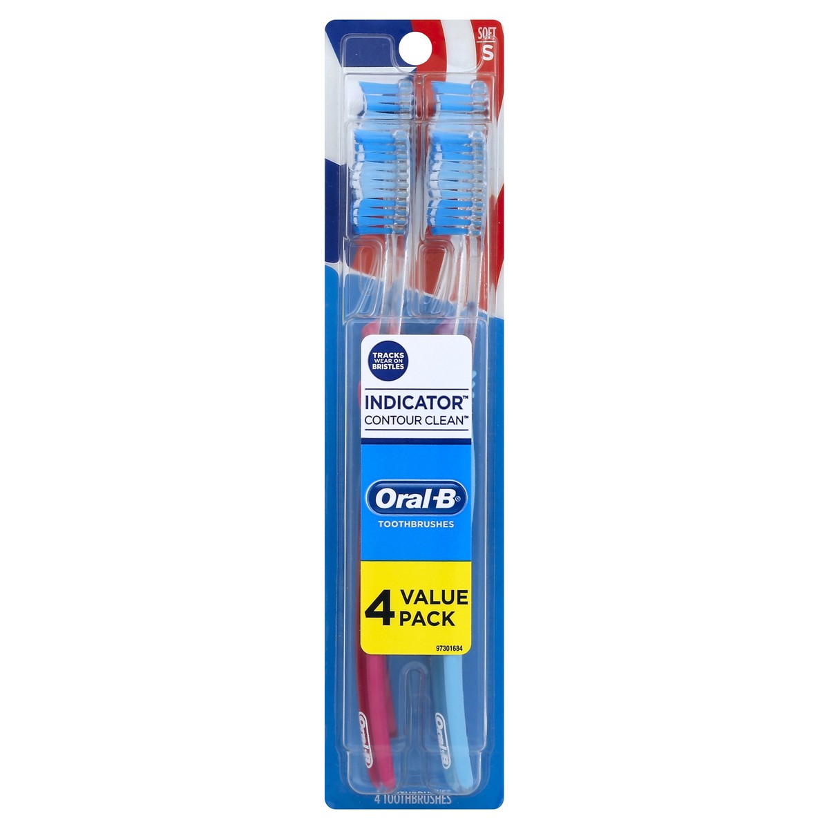 slide 2 of 3, Oral-B Toothbrushes 4 ea, 4 ct