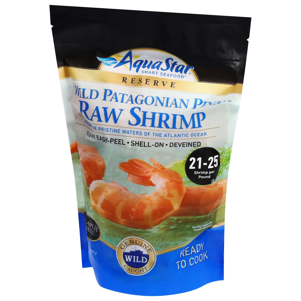 slide 2 of 4, Aqua Star Wild Patagonian Pink Raw Shrimp 2 lb, 2 lb
