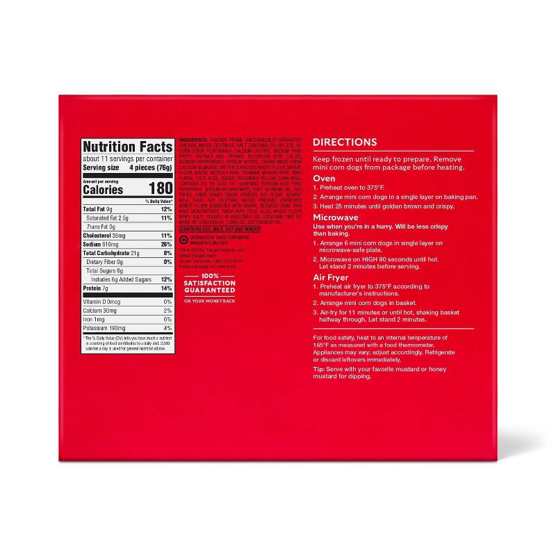 slide 2 of 3, Mini Frozen Corndogs - 20.82oz - Market Pantry™, 20.82 oz