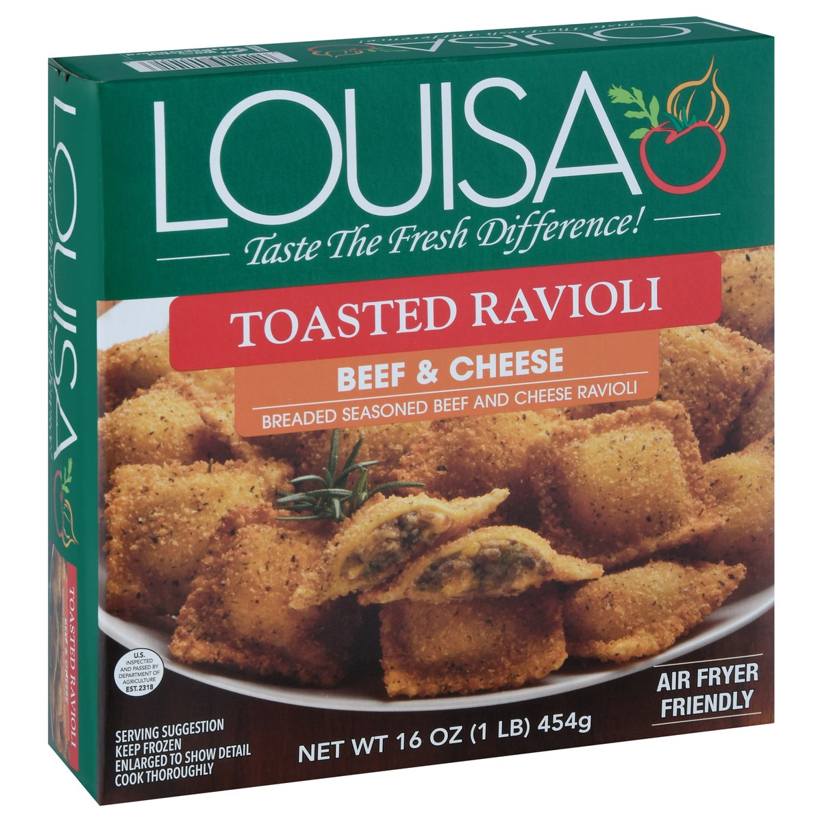 slide 12 of 14, Louisa Beef & Cheese Toasted Ravioli 16 oz, 16 oz