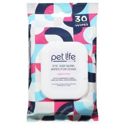 Pet Life Eye/Ear Gunk Dog Wipes 30 ea