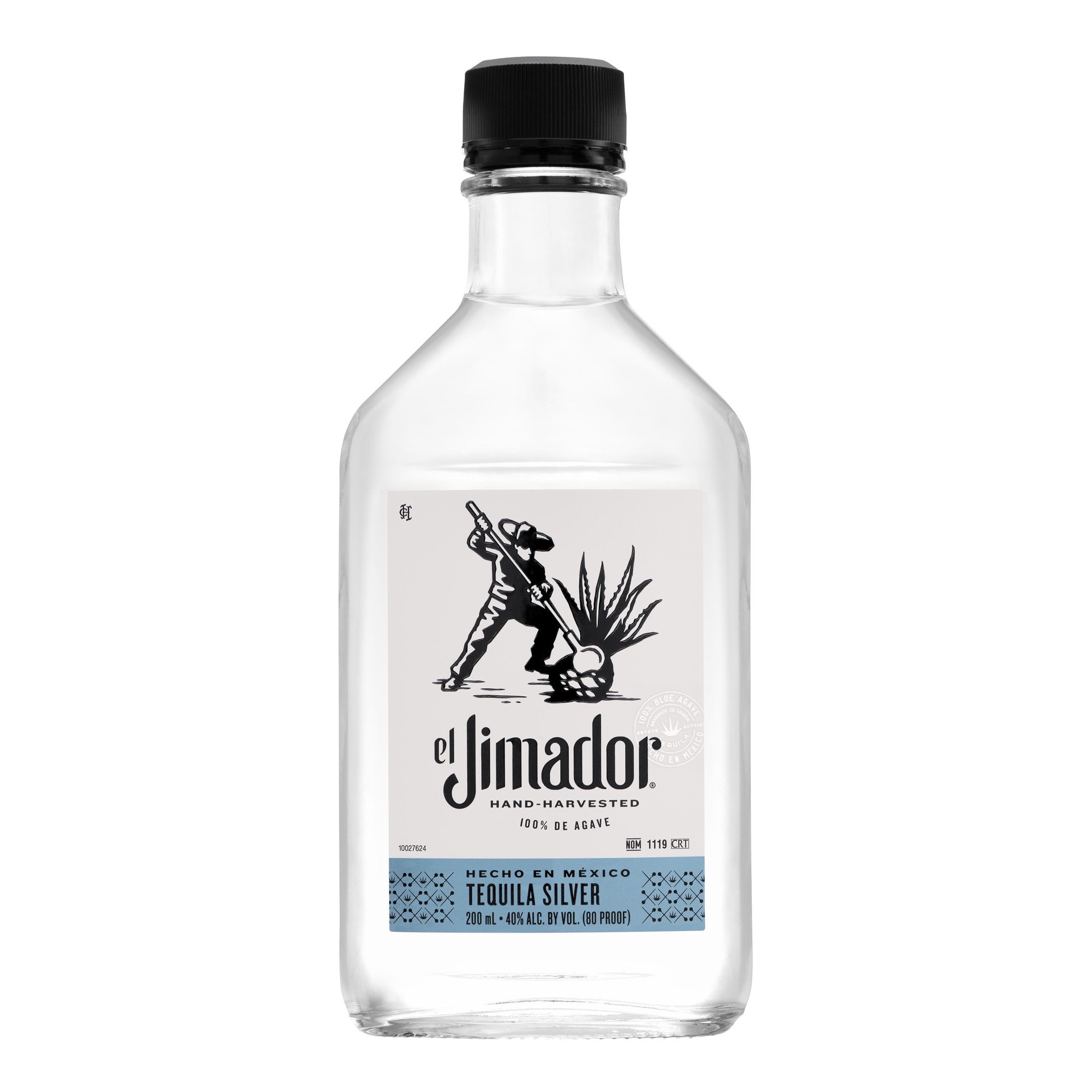 slide 1 of 3, El Jimador Silver Tequila, 200 ml