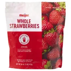 Meijer Whole Frozen Strawberries