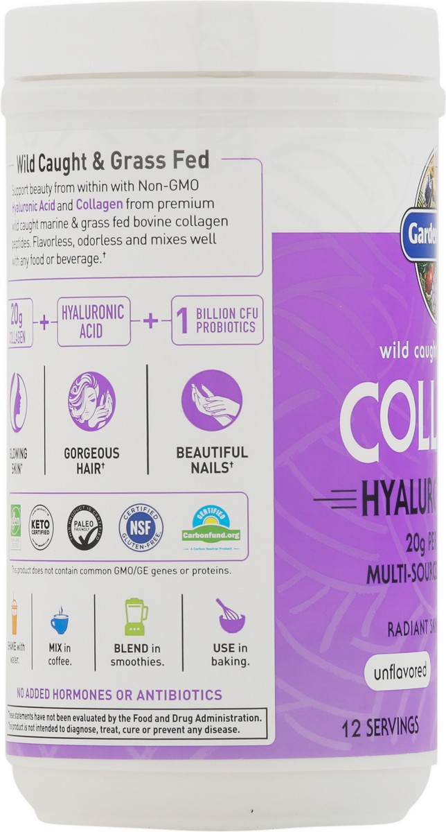 slide 11 of 12, Garden of Life Collagen With Hyaluronic Acid, 1 ct