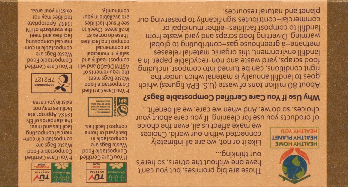 slide 4 of 12, If You Care 3 Gallon Food Waste Bags 30 ea, 30 ct