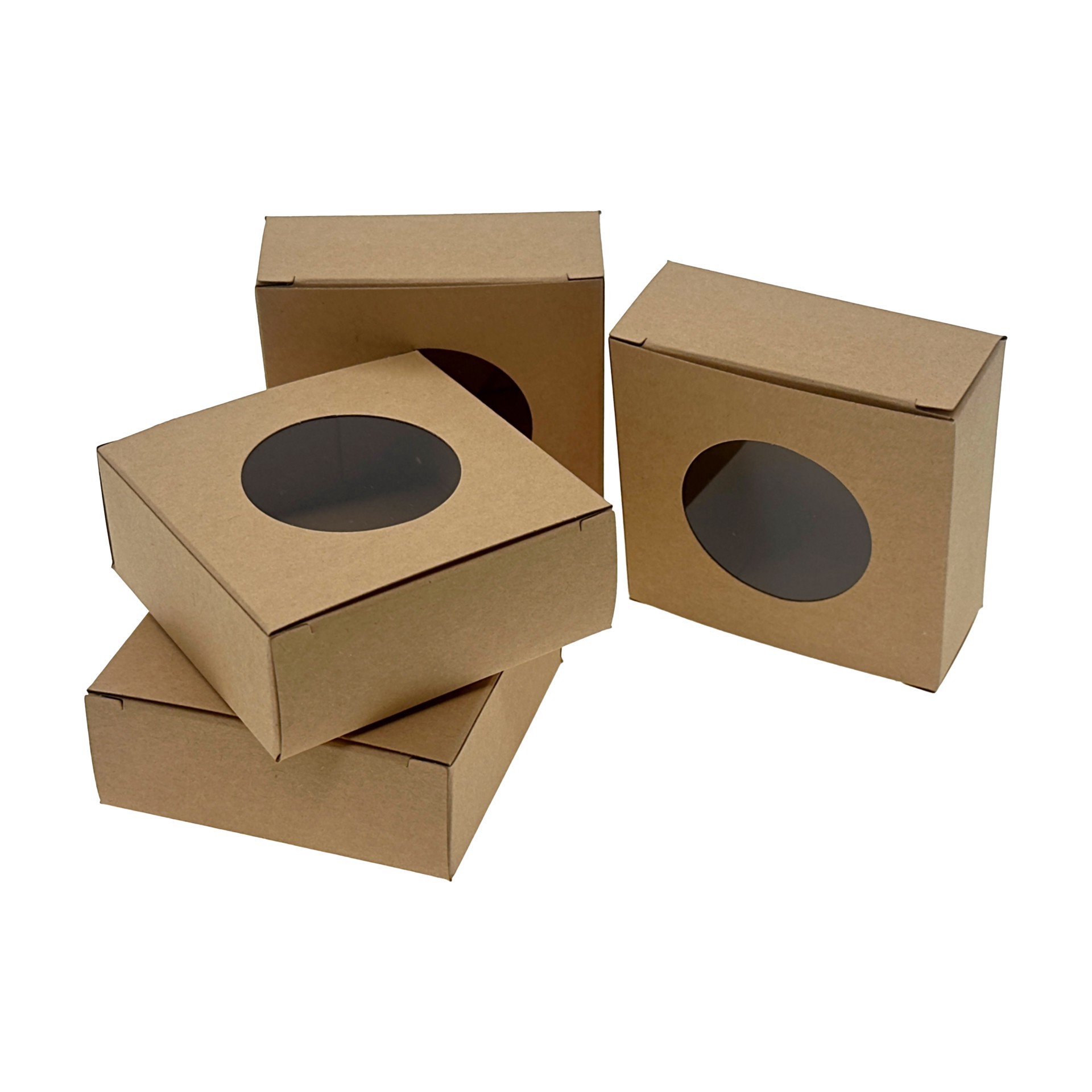 slide 4 of 5, 3" X 3" Square Kraft Boxes, 20ct. By Make Market, 20 ct