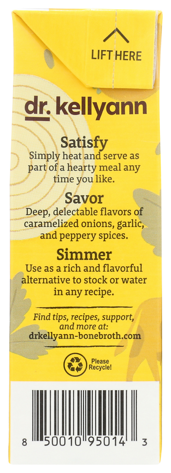 slide 2 of 12, Dr Kellyann Bone Broth, French Onion, 16.9 oz