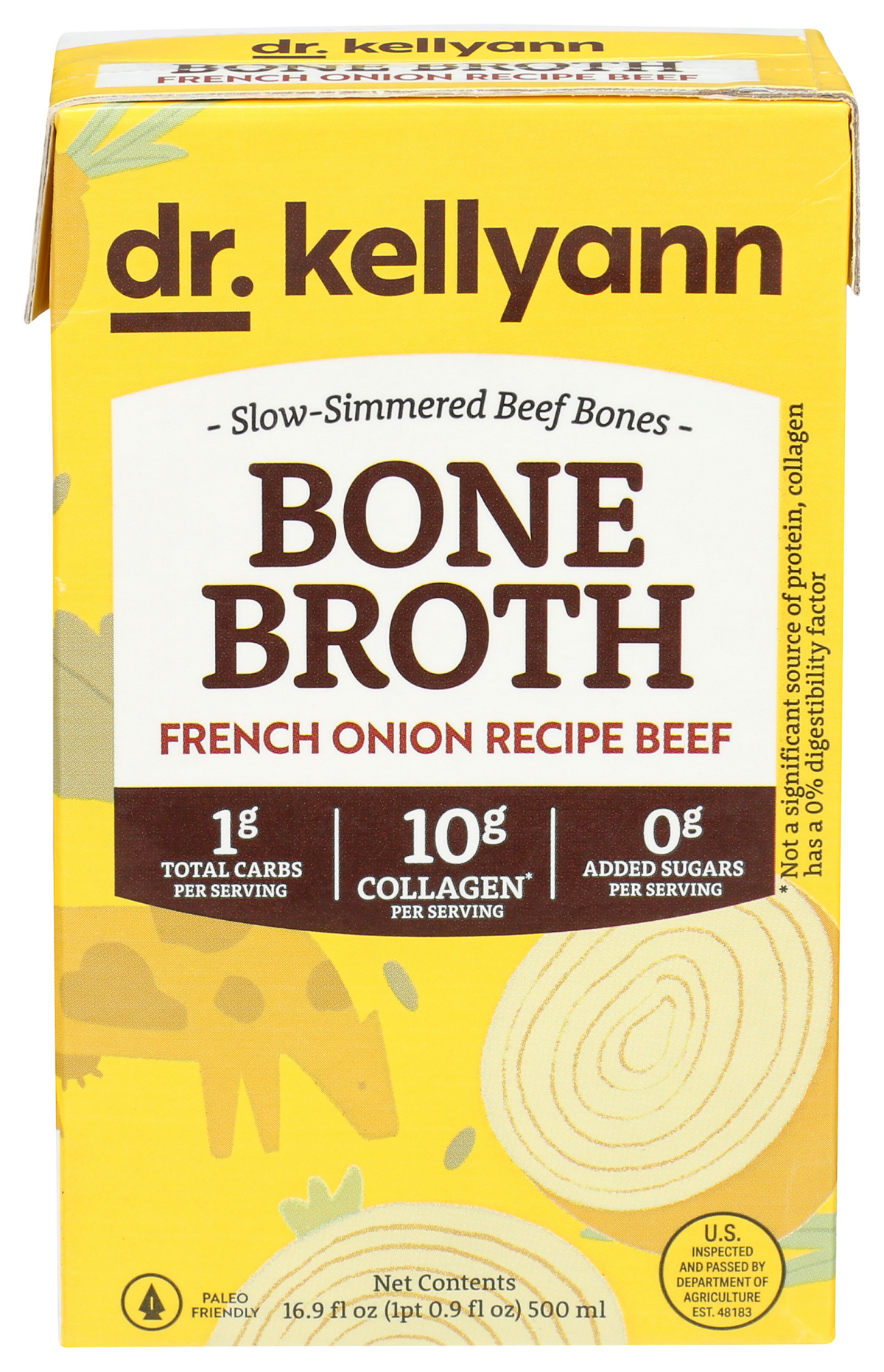slide 1 of 12, Dr Kellyann Bone Broth, French Onion, 16.9 oz