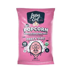 LesserEvil Organic Popcorn Himalayan Pink - 8oz