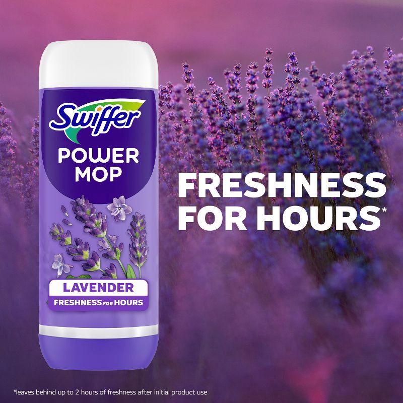 slide 8 of 10, Swiffer Lavender PowerMop Solution - 3ct, 3 ct