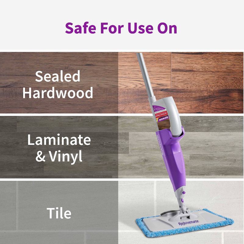 slide 12 of 16, Rejuvenate Click n Clean Multi-Surface Floor Spray Mop System, 1 ct