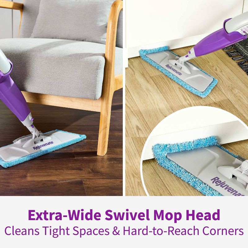 slide 13 of 16, Rejuvenate Click n Clean Multi-Surface Floor Spray Mop System, 1 ct